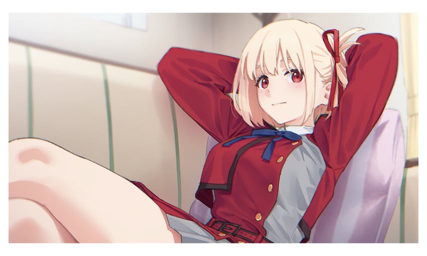 nishikigi chisato (lycoris recoil) drawn by mikazuchi_zeus