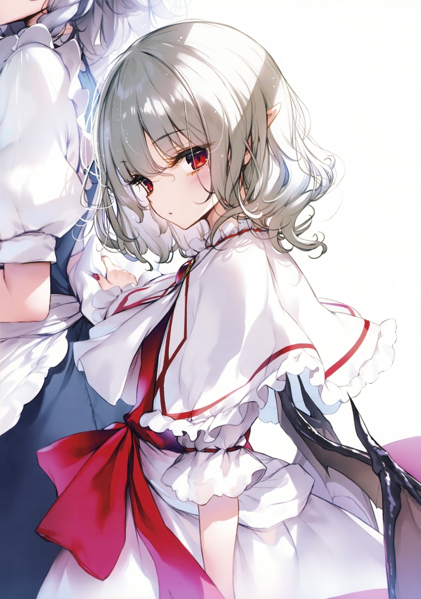 remilia scarlet and izayoi sakuya (touhou) drawn by ke-ta