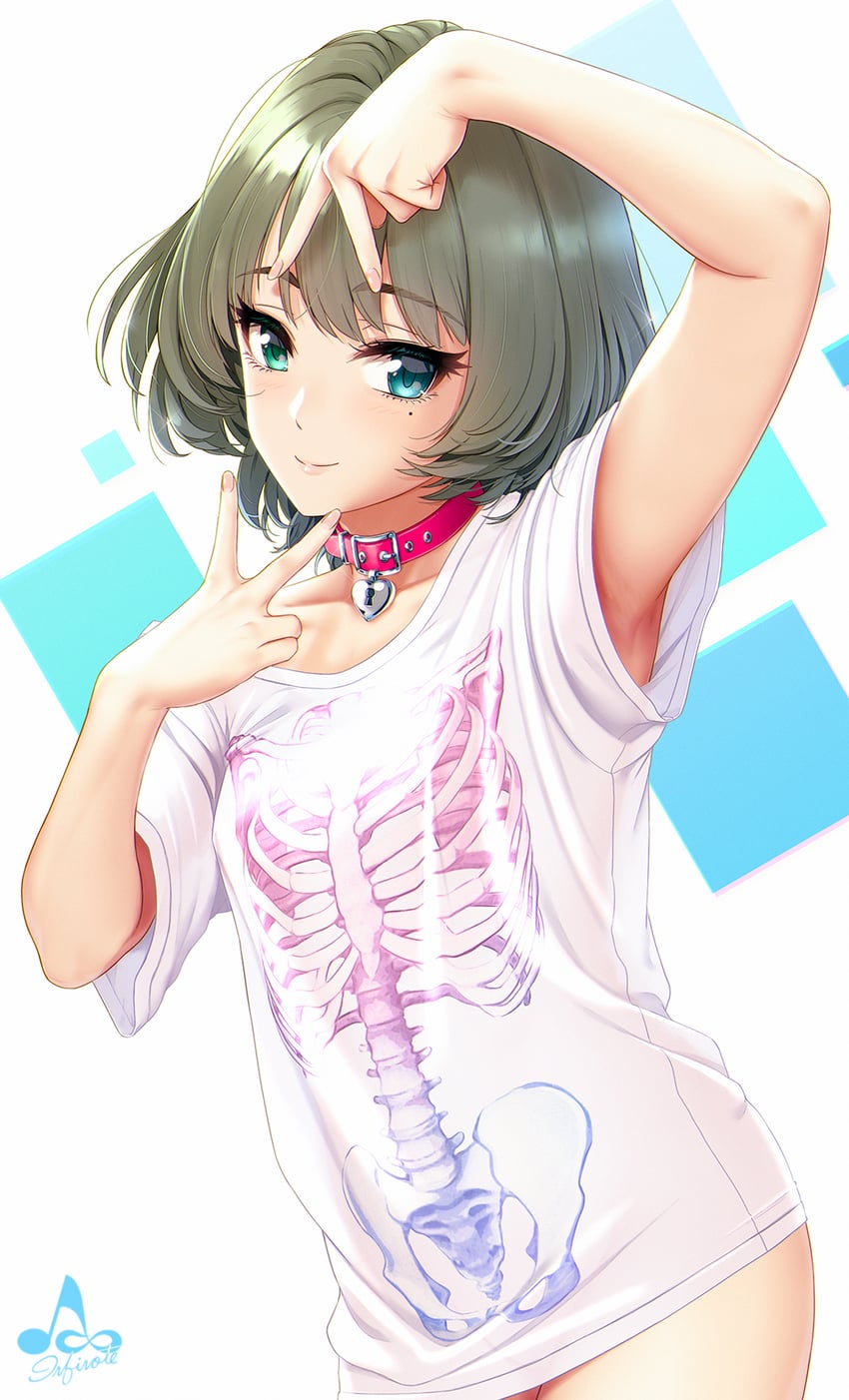yumemi riamu, takagaki kaede, and hisakawa nagi (idolmaster and 2 more) drawn by infinote
