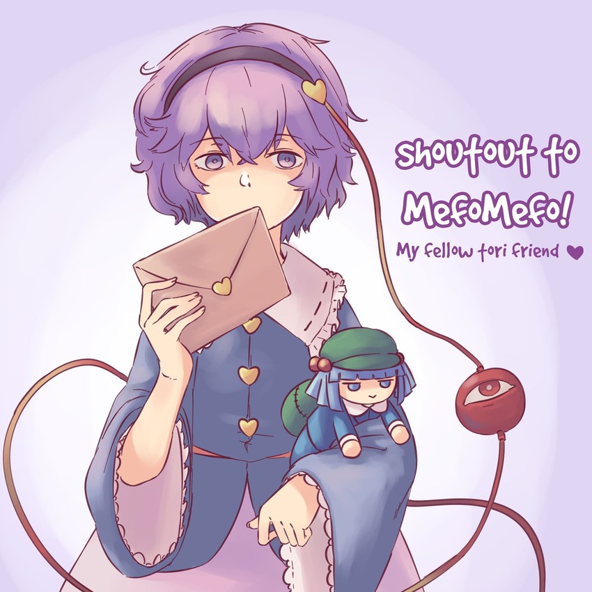 komeiji satori and kawashiro nitori (touhou) drawn by yoruny