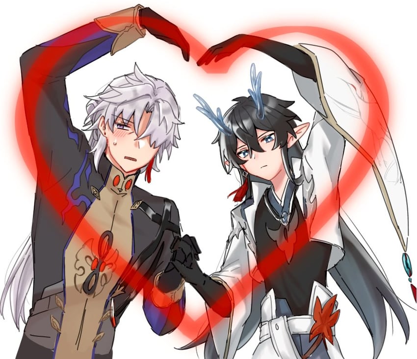 dan heng, blade, yingxing, and dan feng (honkai and 1 more) drawn by rin010mnyfzr