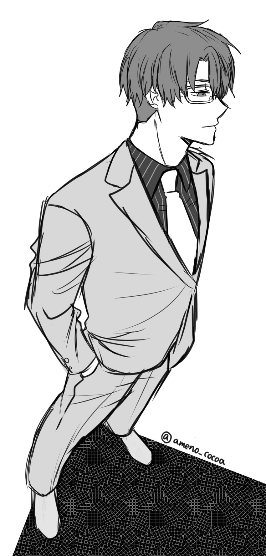 choi jong-in (solo leveling) drawn by akina_(user_htkx7587)