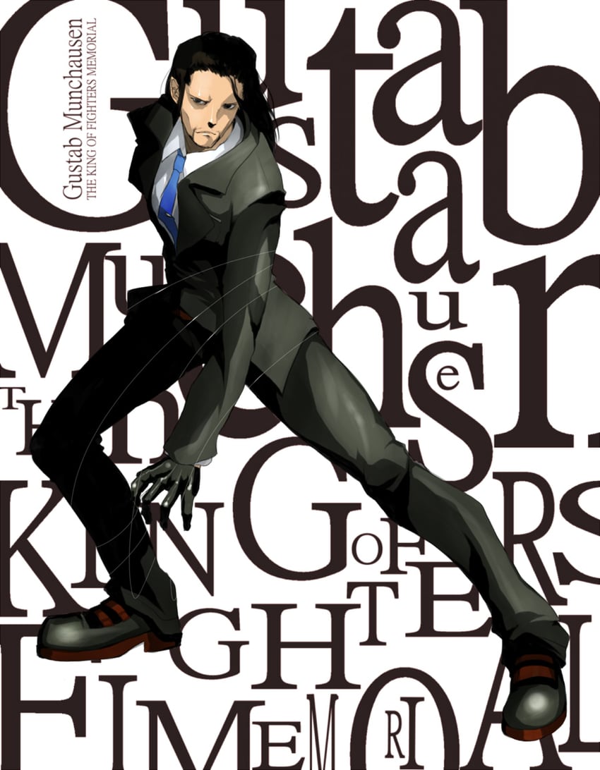 gustav munchausen (the king of fighters and 2 more) drawn by oso_(toolate)