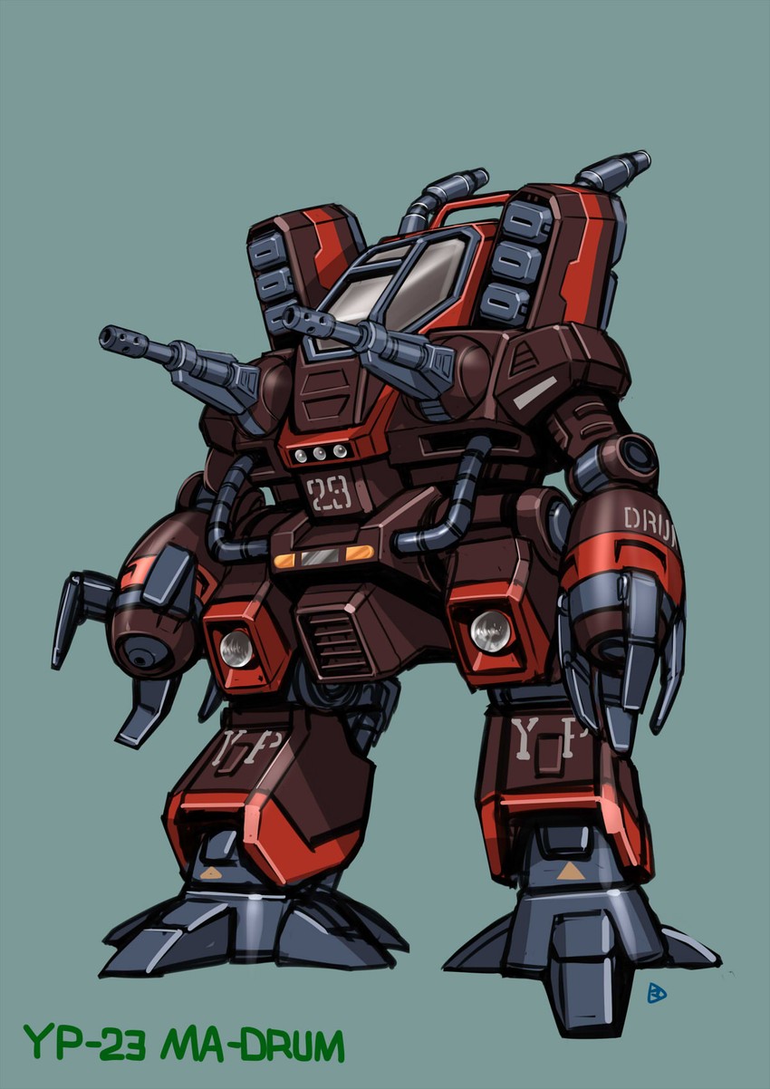 yp-23 ma-drum (original and 1 more) drawn by mercy_rabbit