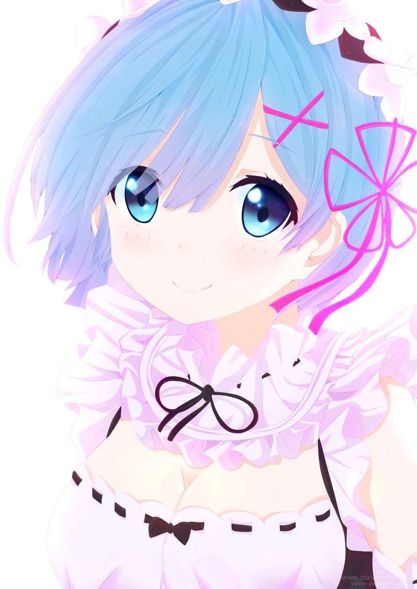 rem (re:zero kara hajimeru isekai seikatsu) drawn by voltzix