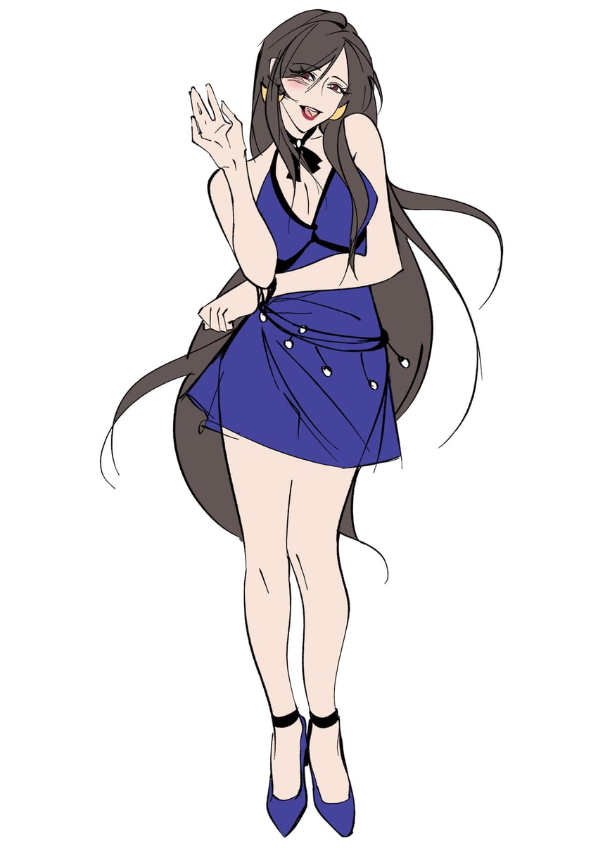 tifa lockhart (final fantasy and 2 more) drawn by mianmian741