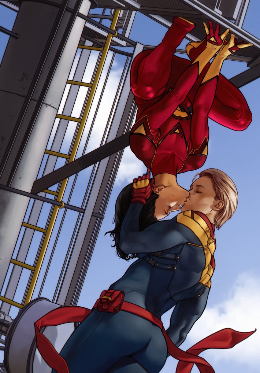 carol danvers, captain marvel, spider-woman, and jessica drew (marvel and 1 more) drawn by dima_ivanov