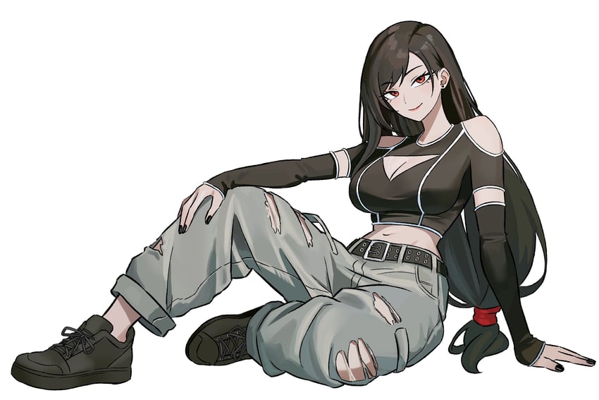 tifa lockhart (final fantasy and 2 more) drawn by zeon_(zzeeonn)