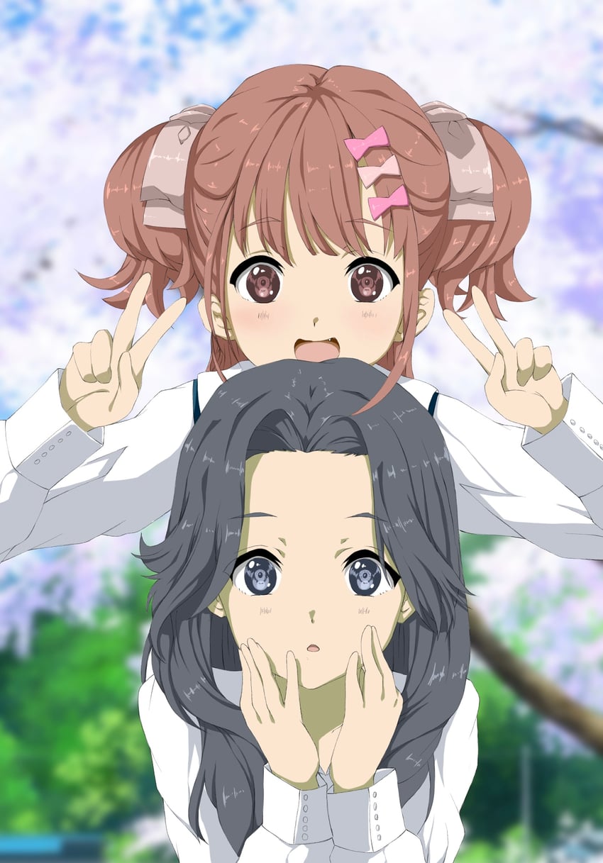 sera honoka and orihara sumika (22/7) drawn by morinomiya_ruri