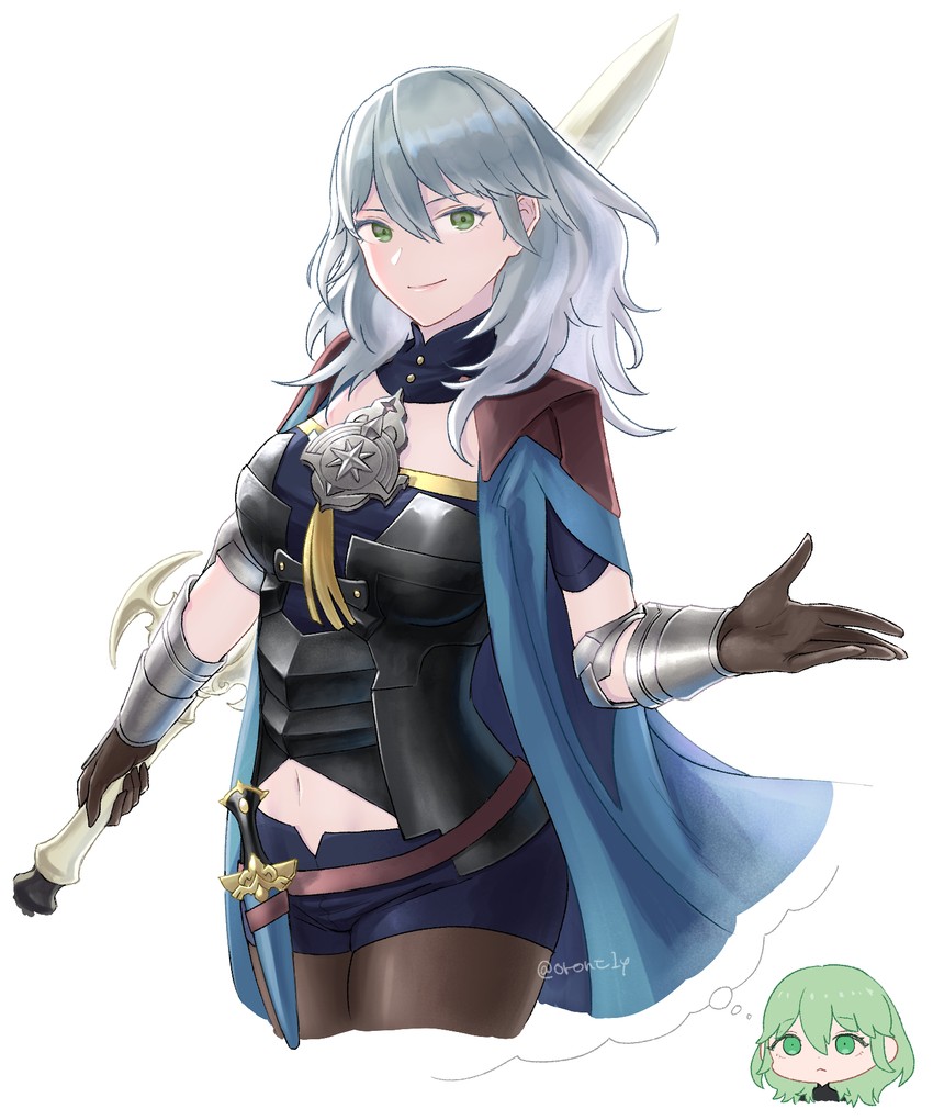 female byleth (fire emblem and 1 more) drawn by orio_(oront1y)