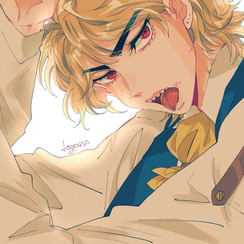 dio brando (jojo no kimyou na bouken and 1 more) drawn by kogatarou