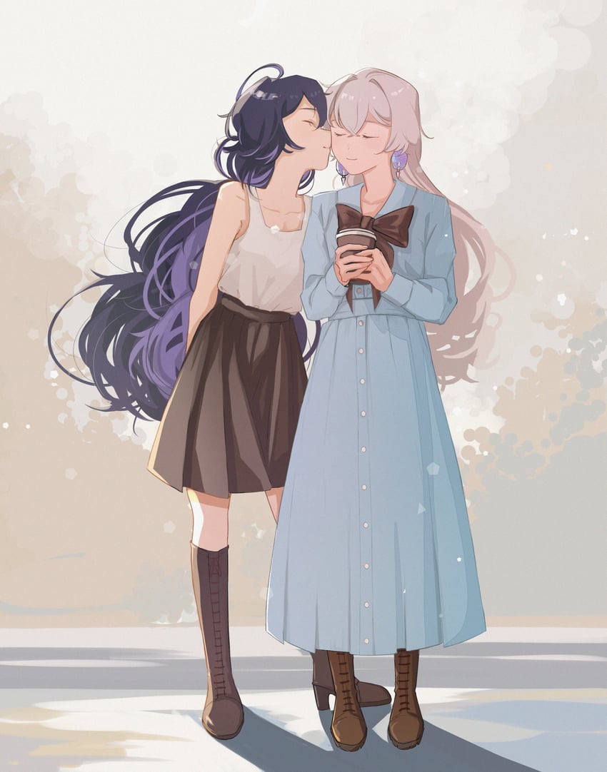 bronya rand and seele (honkai and 1 more) drawn by nirtin_99