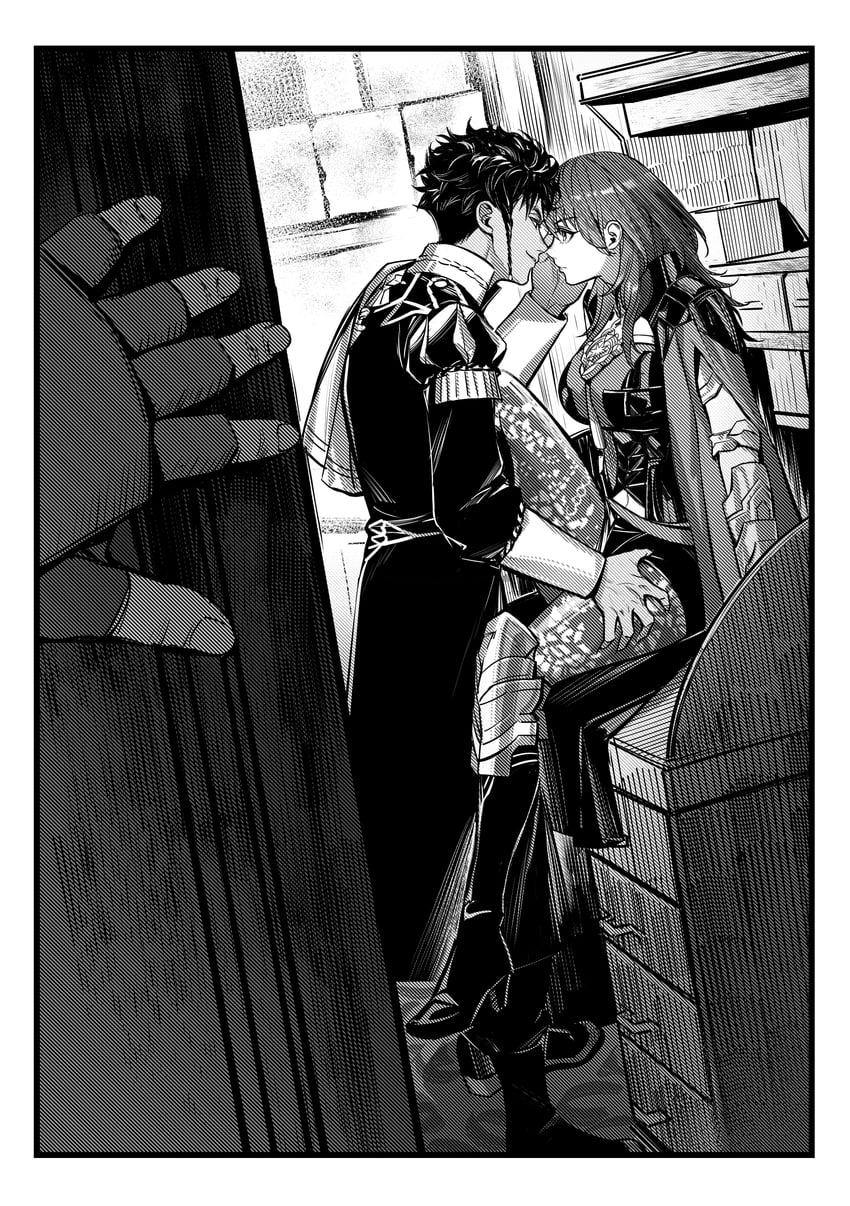 female byleth and claude von riegan (fire emblem and 1 more) drawn by zhihaiwusheng