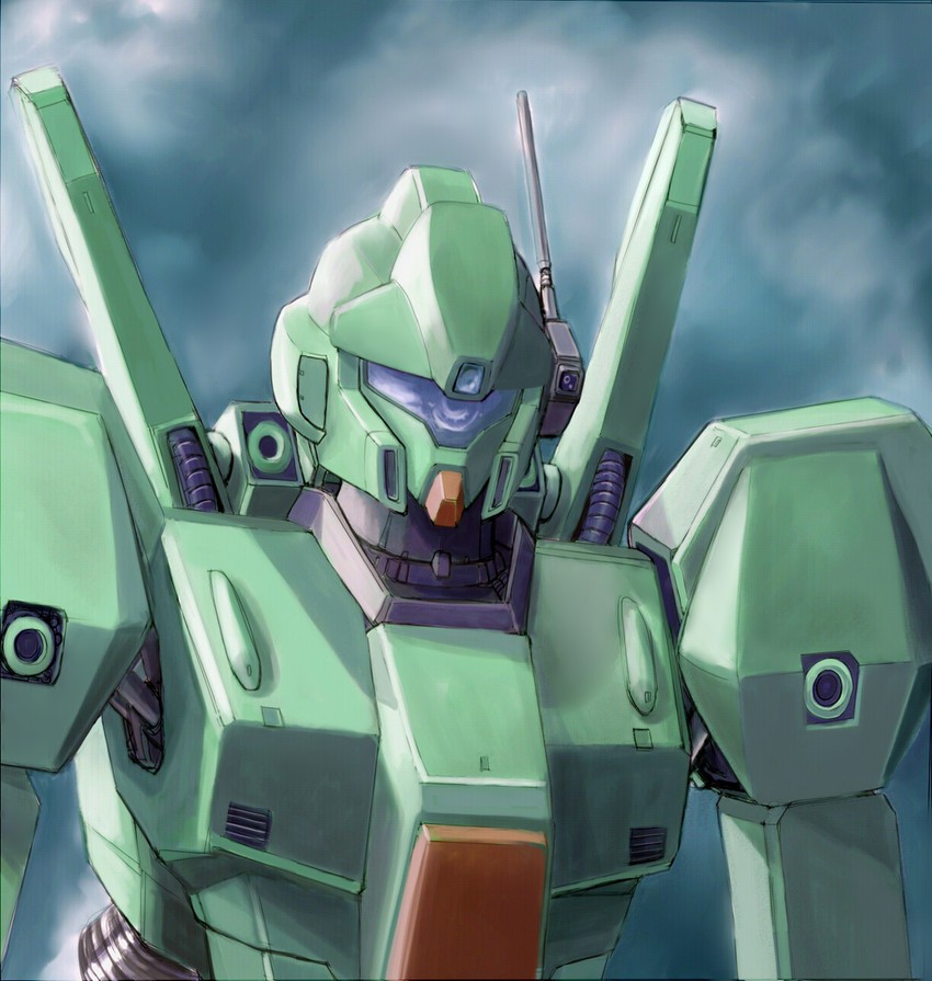 jegan (gundam and 1 more) drawn by gacha-m