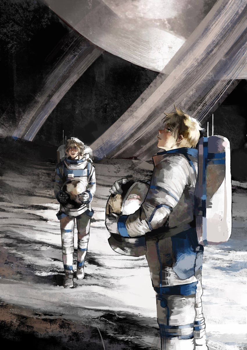 united kingdom and france (axis powers hetalia) drawn by musan312