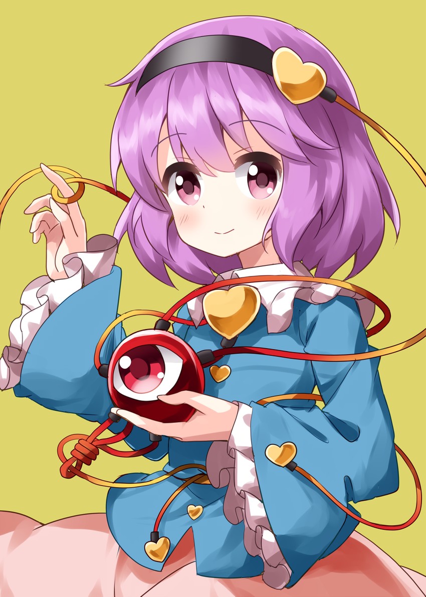 komeiji satori (touhou) drawn by ruu_(tksymkw)