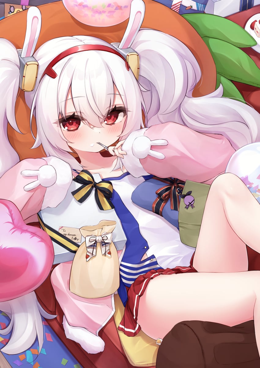 manjuu and laffey (azur lane) drawn by kakuzatou_(lump_of_sugarr)