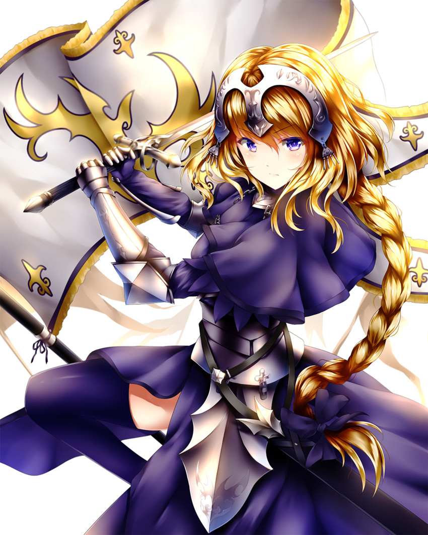 jeanne d'arc (fate and 1 more) drawn by wsman