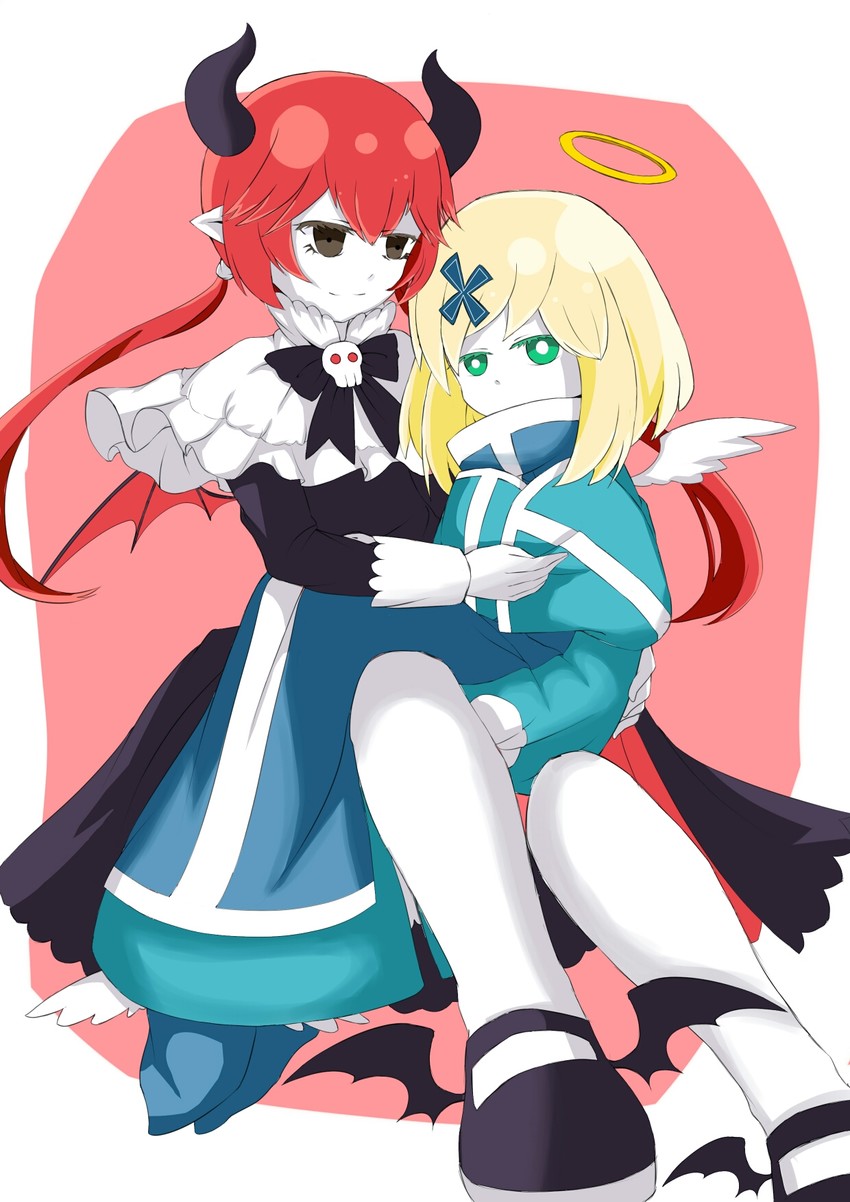 dialo and chelan (funamusea and 1 more) drawn by yexie_pottle