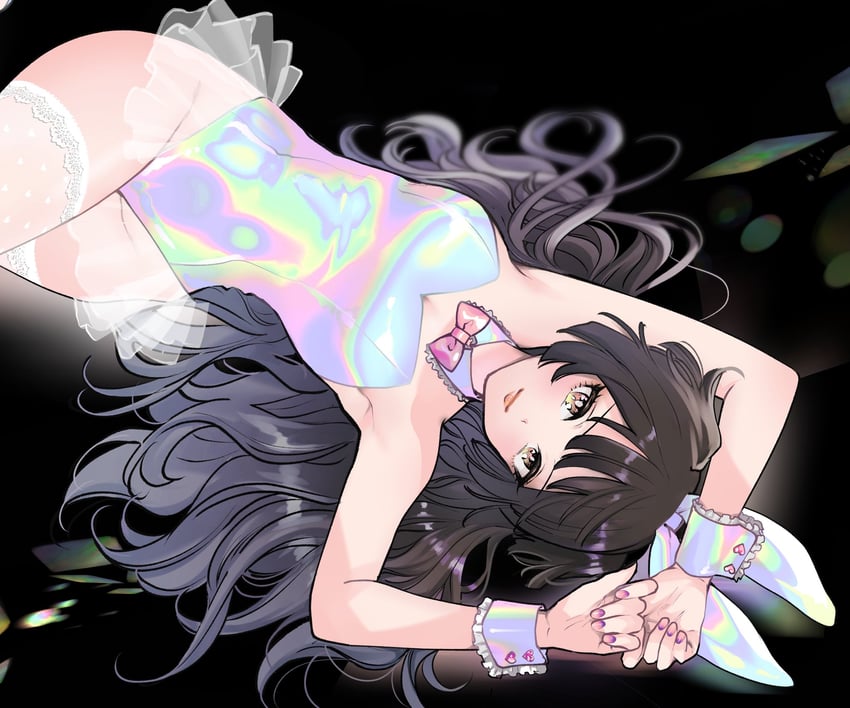 mayuzumi fuyuko (idolmaster and 1 more) drawn by hagyouayumu