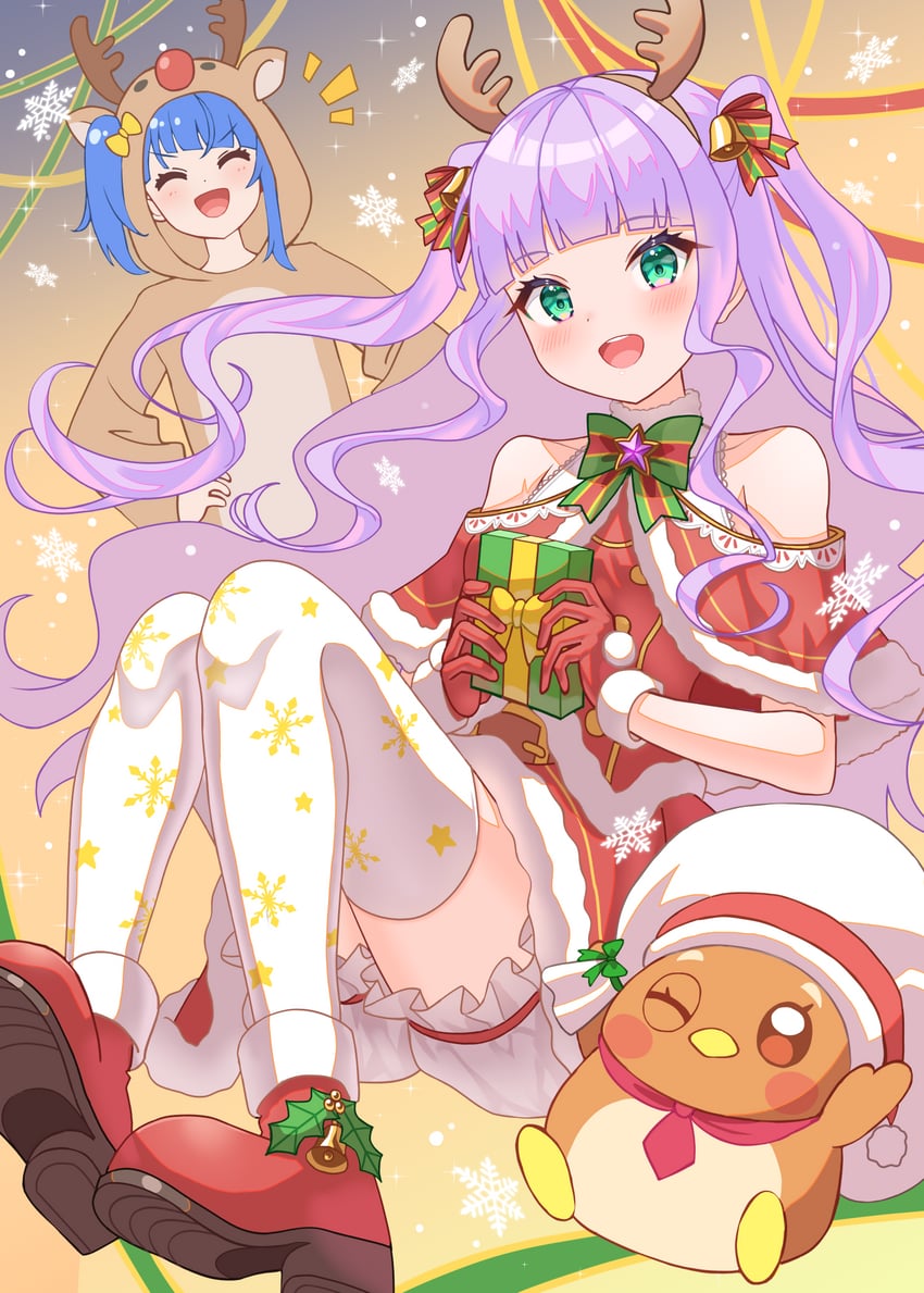 sora harewataru, yuunagi tsubasa, ellee-chan, and cure majesty (precure and 1 more) drawn by usamaru67pi