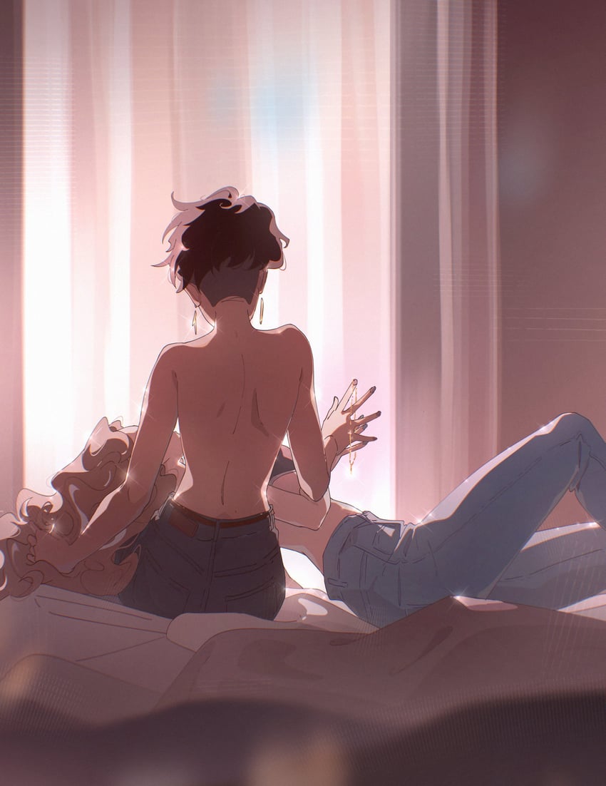 rebecca and noah ochoa (picky on you) drawn by roousuu