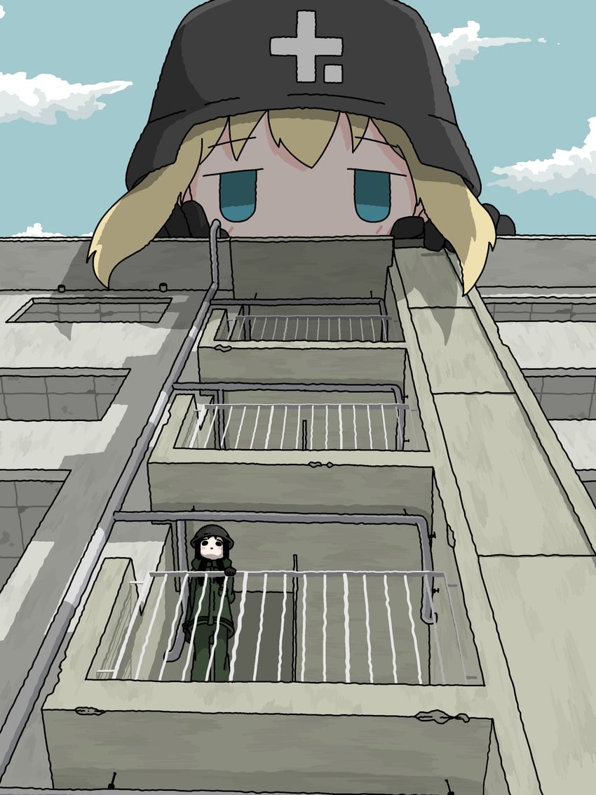 chito and yuuri (shoujo shuumatsu ryokou) drawn by emesan_desu