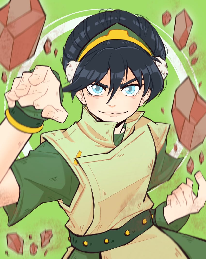 toph beifong (avatar legends and 1 more) drawn by pichichustudio
