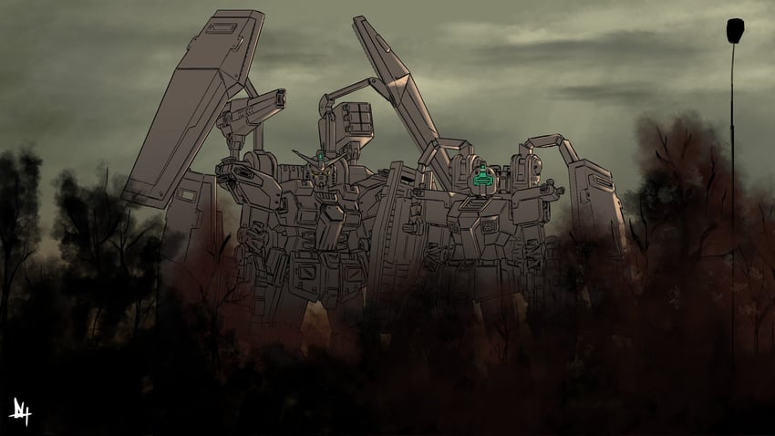 gm and full armor gundam (gundam and 2 more) drawn by sudrajatdhanu