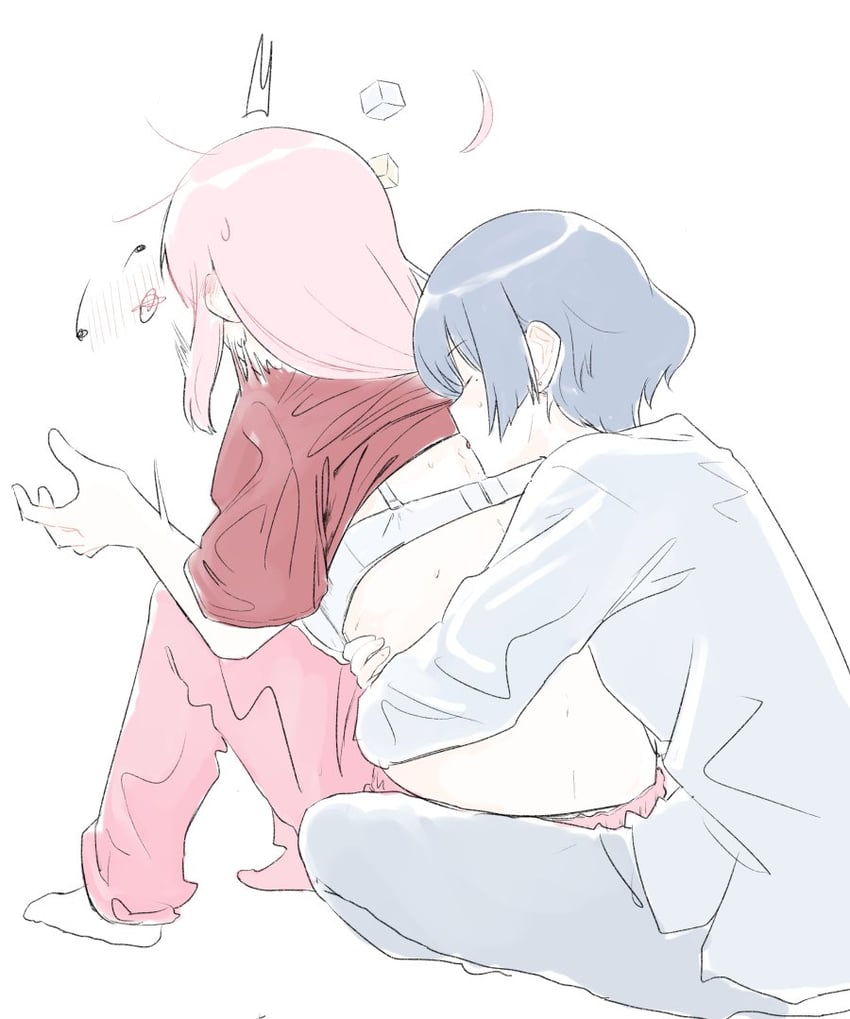 gotoh hitori and yamada ryo (bocchi the rock!) drawn by hakidame_(hkdm_aka_283)