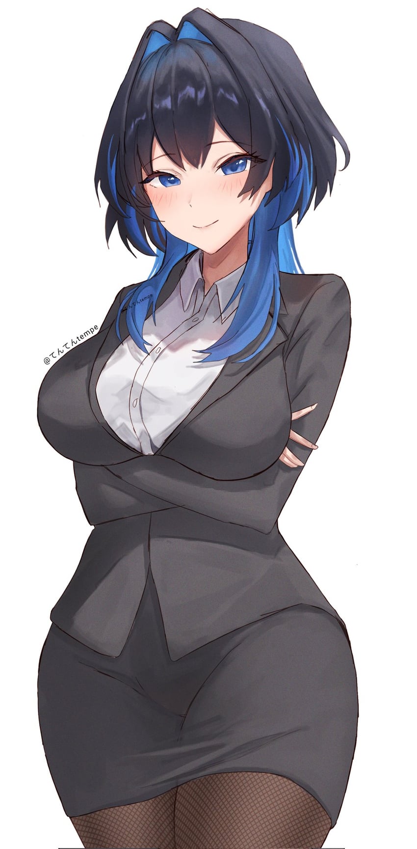 ouro kronii (hololive and 1 more) drawn by tententempe