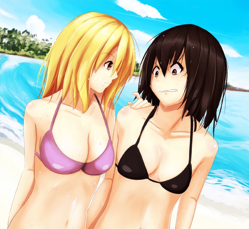 usami renko and maribel hearn (touhou) drawn by fumei_(mugendai)