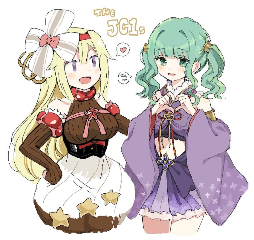 futaba sana, mitsuki felicia, aika himena, and megumi moka (mahou shoujo madoka magica and 1 more) drawn by boyano and kojima_terashi