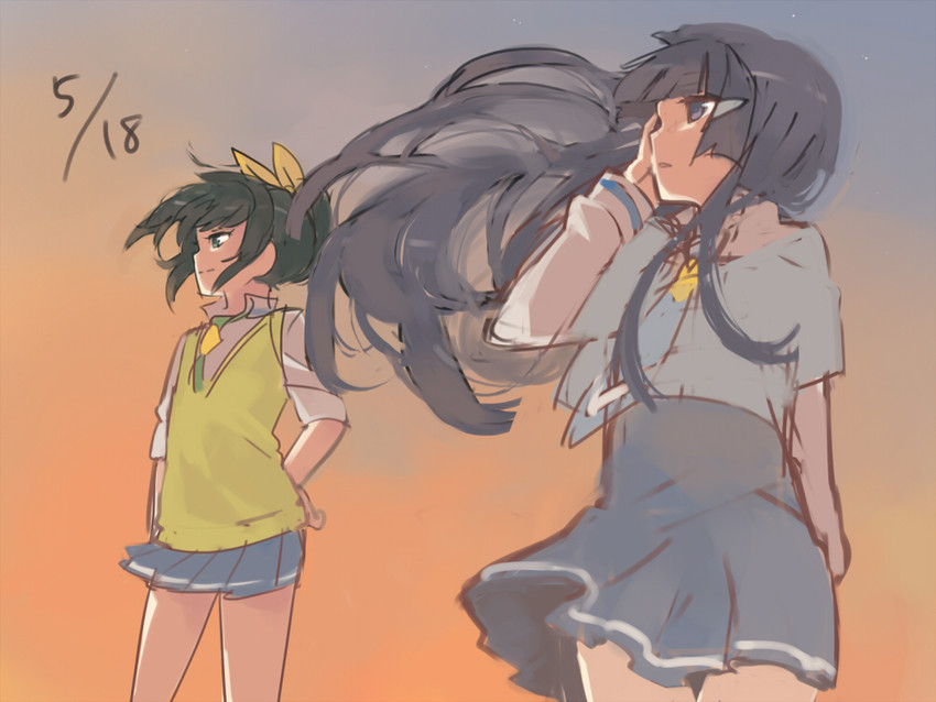 midorikawa nao and aoki reika (precure and 1 more) drawn by yomosaka