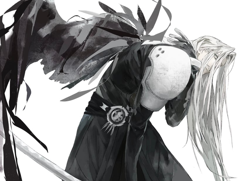 sephiroth (final fantasy and 2 more) drawn by xscr1205