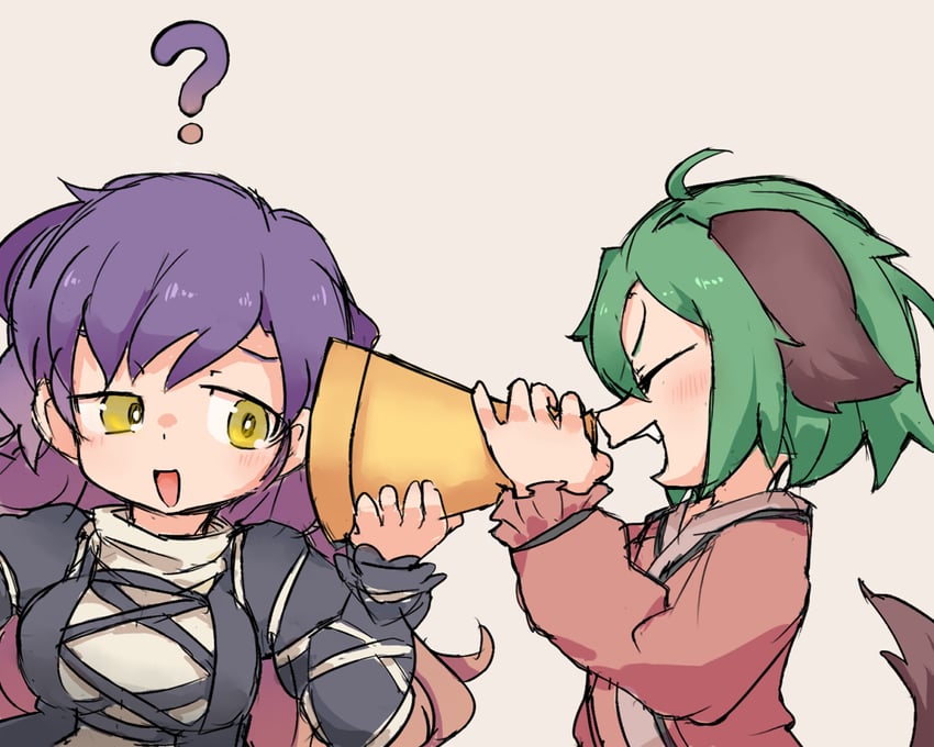 hijiri byakuren and kasodani kyouko (touhou) drawn by yoshiyuki_(14330975)
