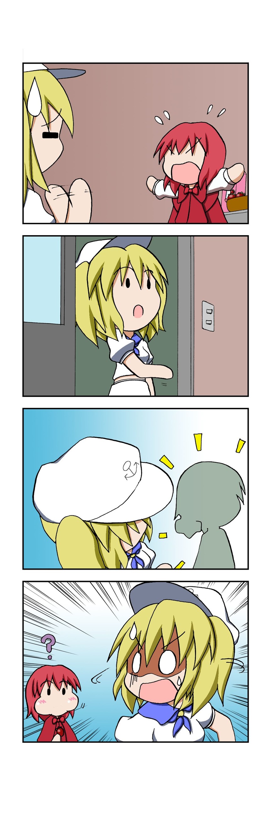 kasodani kyouko, okazaki yumemi, and kitashirakawa chiyuri (touhou) drawn by rakugaki-biyori