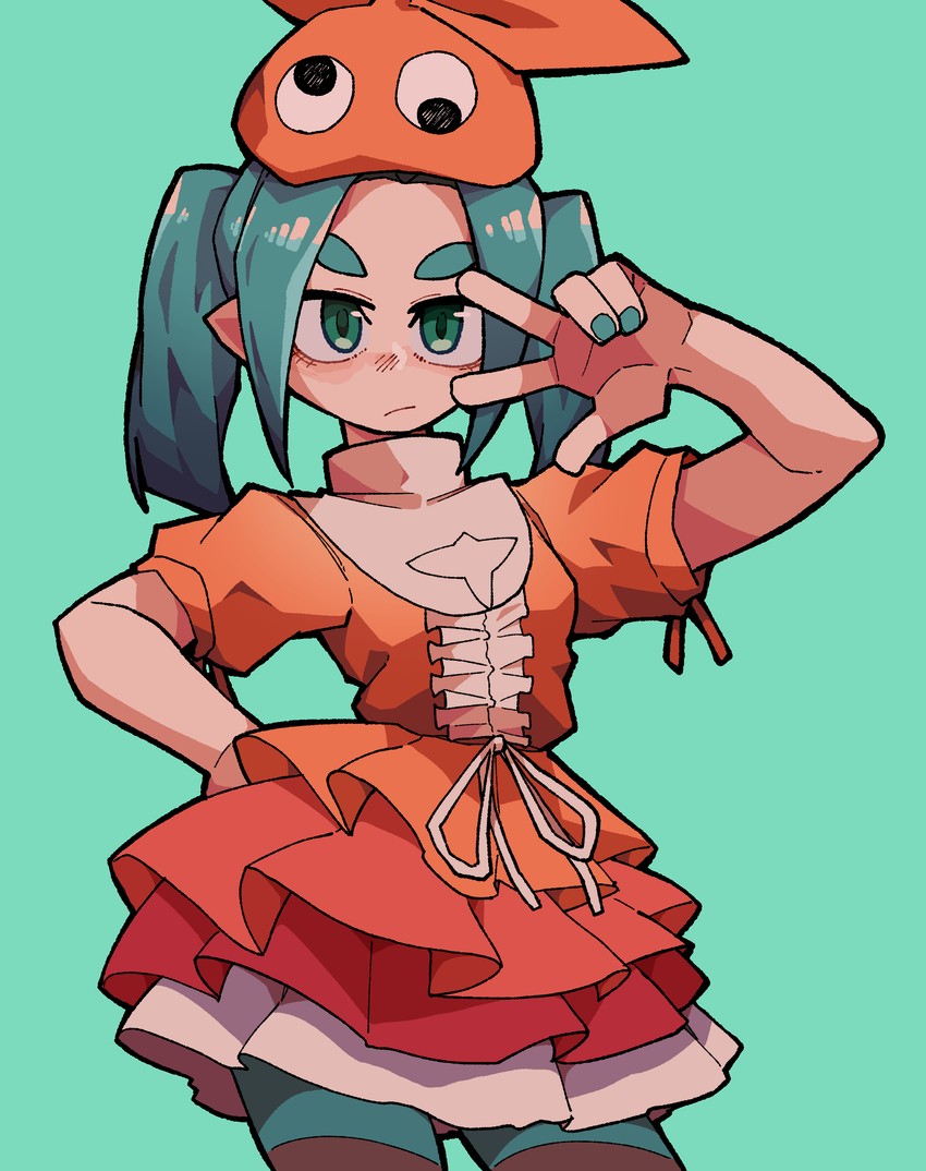 ononoki yotsugi (monogatari and 1 more) drawn by gomulgong