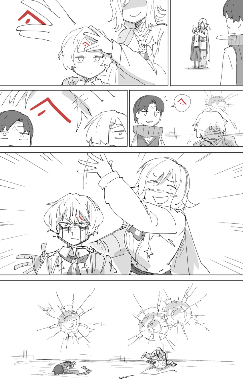 faust, sinclair, kromer, and demian (project moon and 1 more) drawn by kankan33333