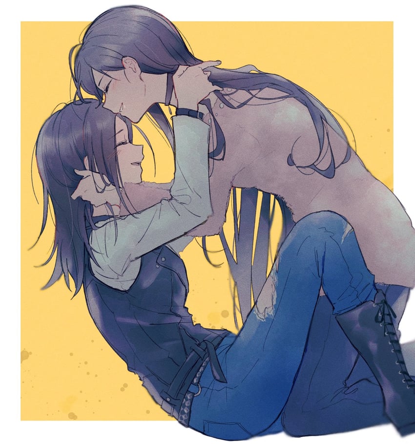 hanazono tae and wakana rei (bang dream!) drawn by shiontaso