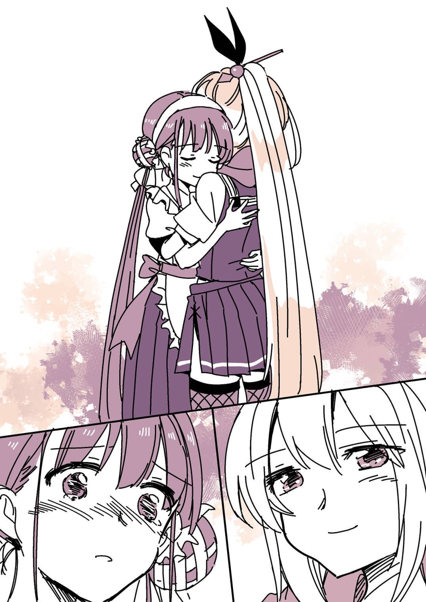 satsuki mari and kanzaki adelheid (heaven burns red) drawn by sanpachishiki_(gyokusai-jima)