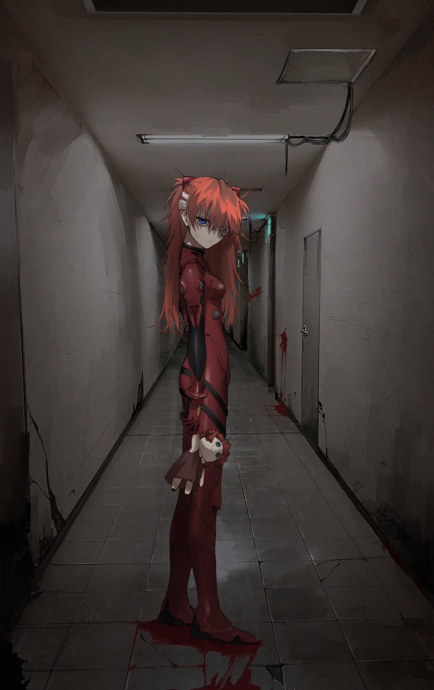 souryuu asuka langley (neon genesis evangelion) drawn by niku_(fjs_1018)