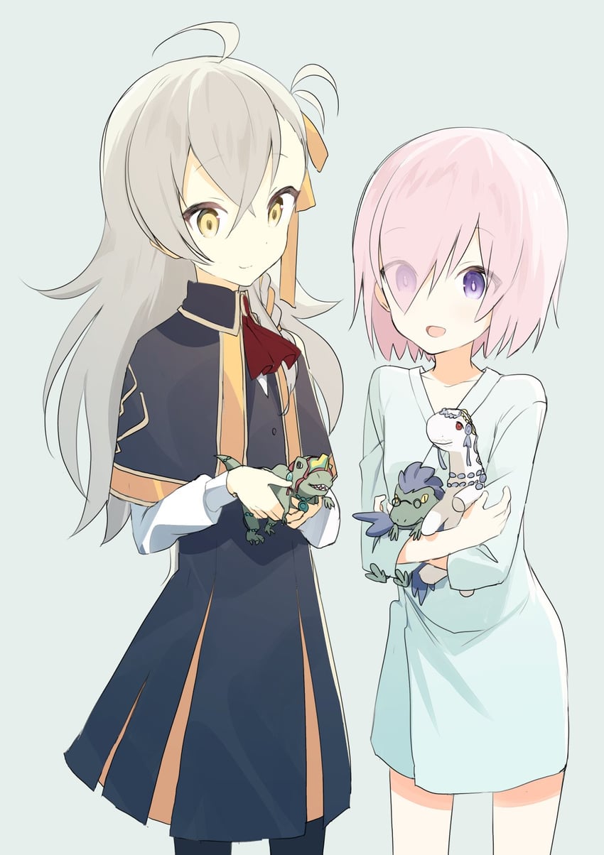 mash kyrielight, olga marie animusphere, tepeu, xquic, and wakchan (fate and 2 more) drawn by eka_eri