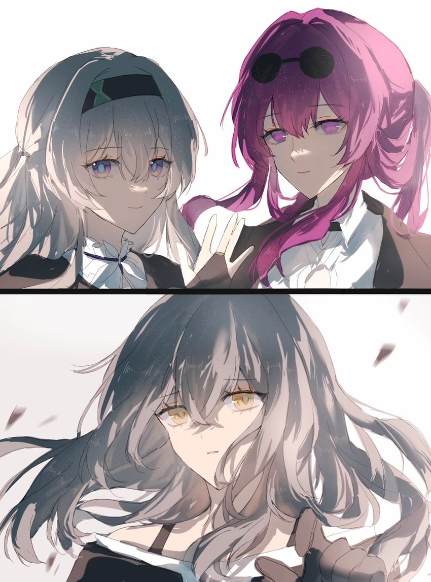 trailblazer, firefly, stelle, and kafka (honkai and 1 more) drawn by minutes_(minutes_draw)