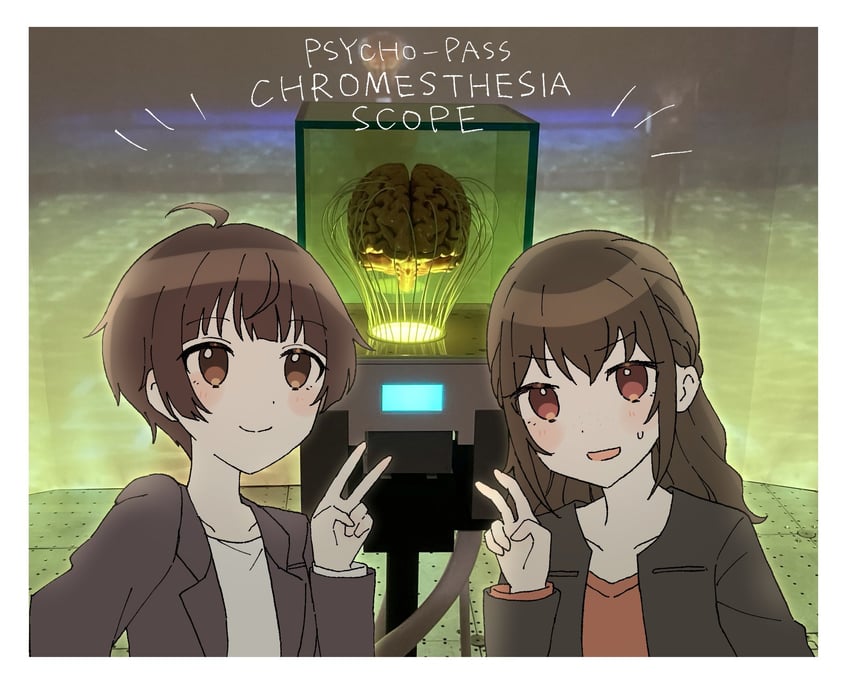 tsunemori akane and shimotsuki mika (psycho-pass) drawn by kahuka25