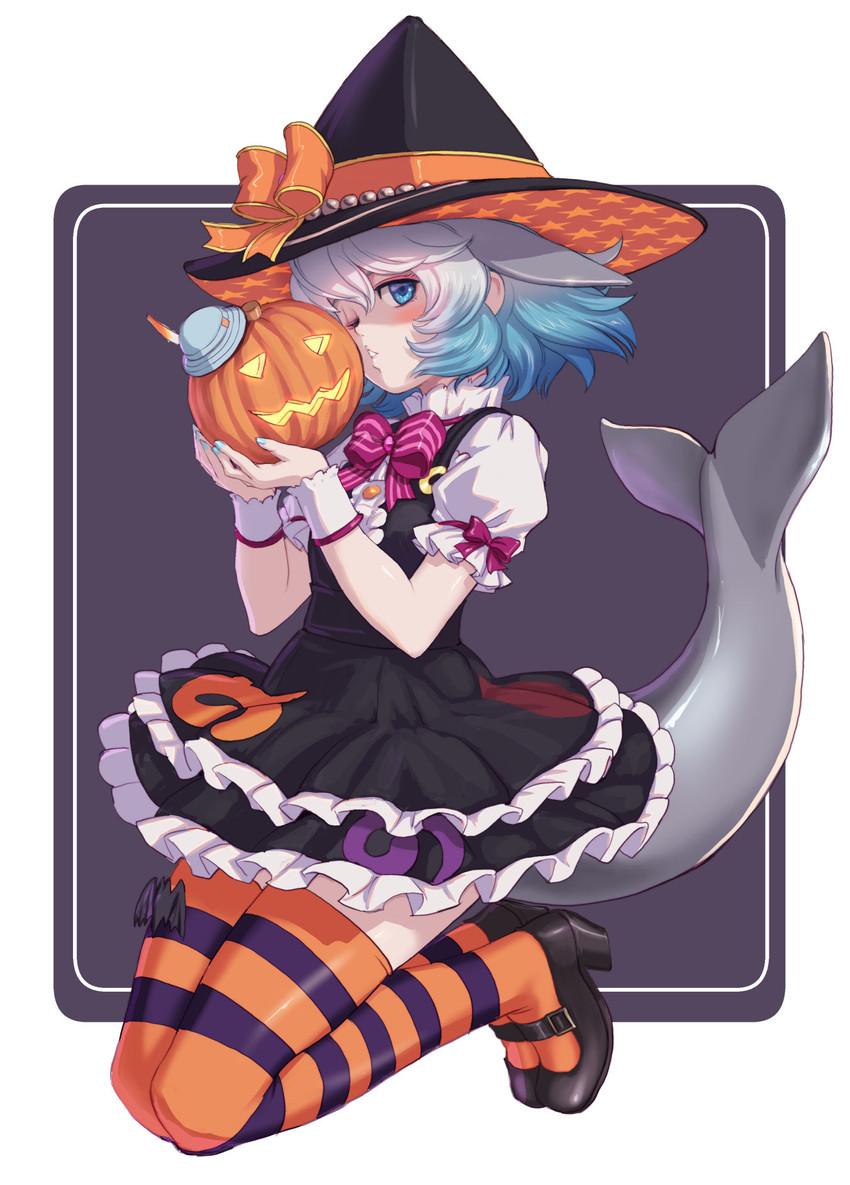 common bottlenose dolphin (kemono friends and 1 more) drawn by kosai_takayuki
