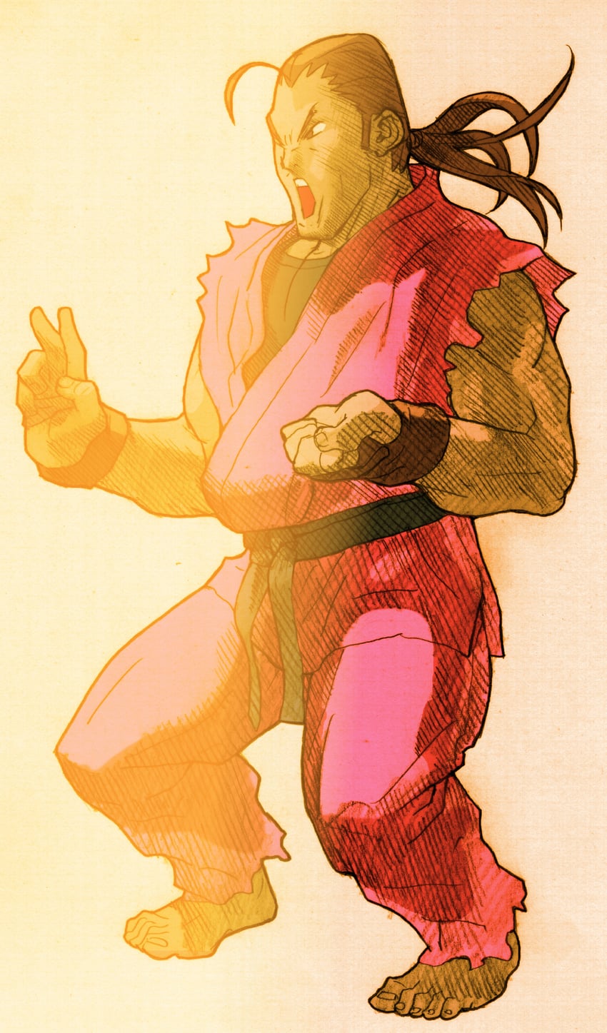 hibiki dan (street fighter and 4 more) drawn by bengus