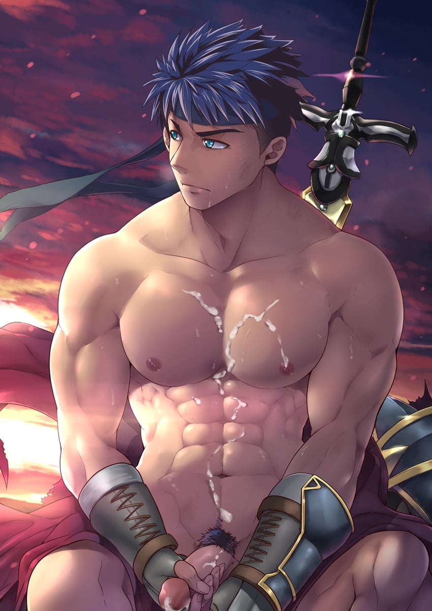 ike (fire emblem and 1 more) drawn by mazjojo