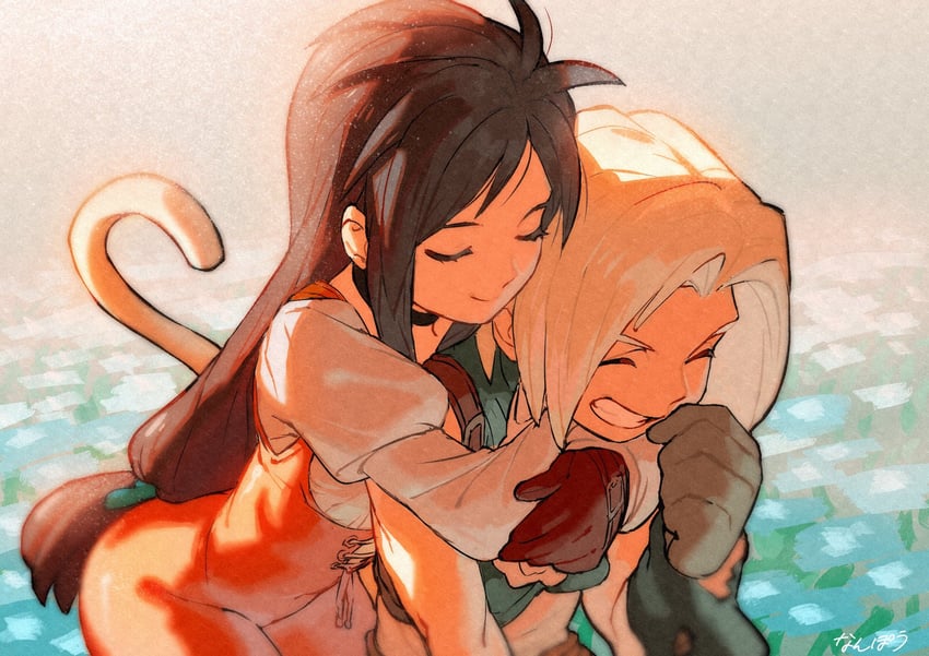 zidane tribal and garnet til alexandros xvii (final fantasy and 1 more) drawn by nanpou_(nanpou0021)