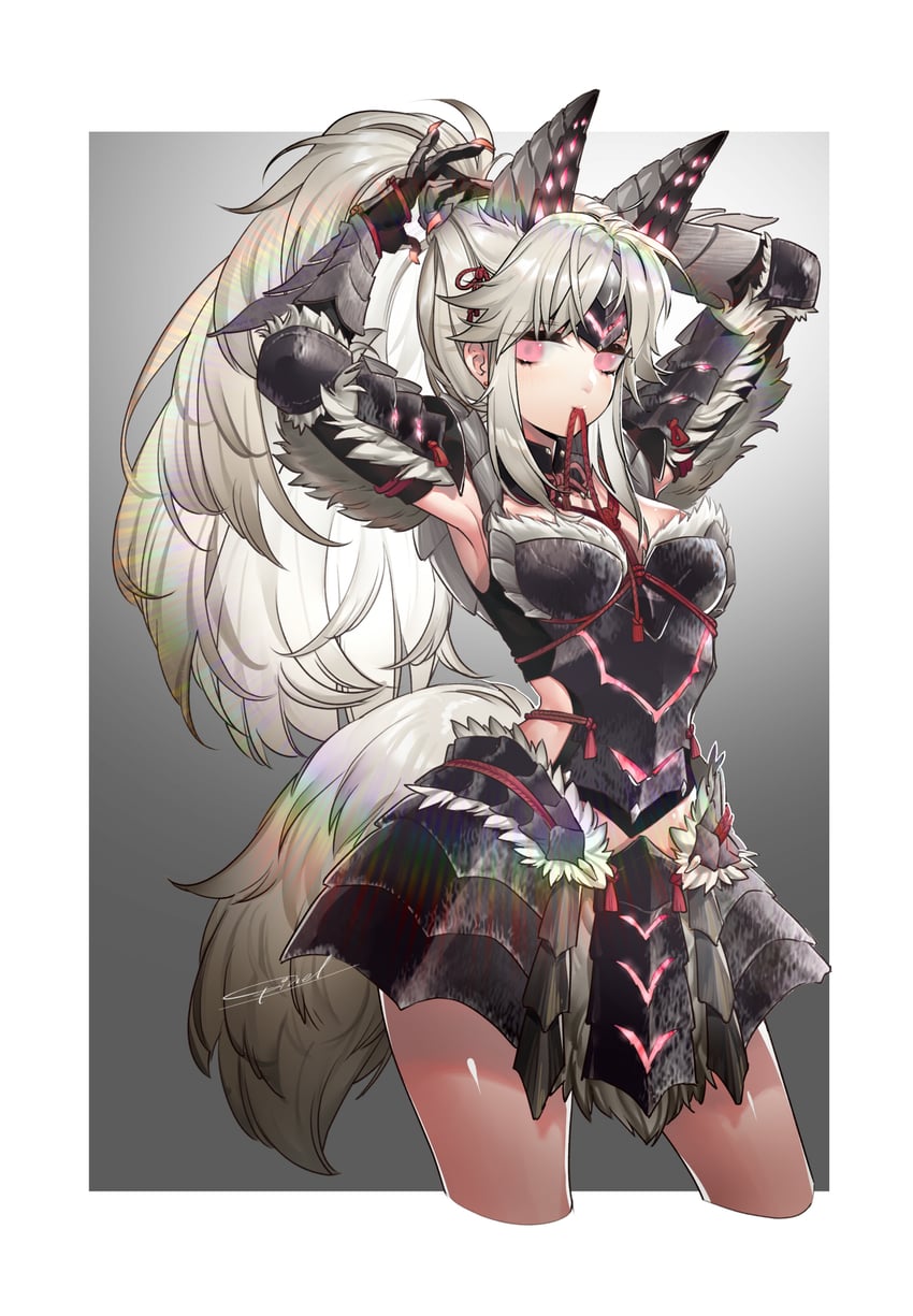 monster hunter (monster hunter and 1 more) drawn by spinel_(9057)